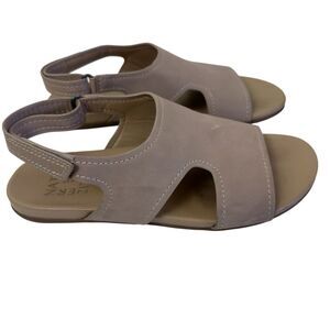 Naturalizer Women’s Nxtgen Scout Tan Flat Sandals Sz 7W Tan Comfort Slingback